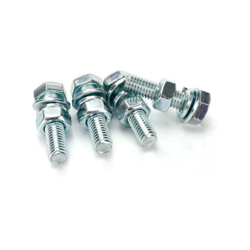 HEX BOLTS W/NUTS & WASHERS (PACK OF 10)